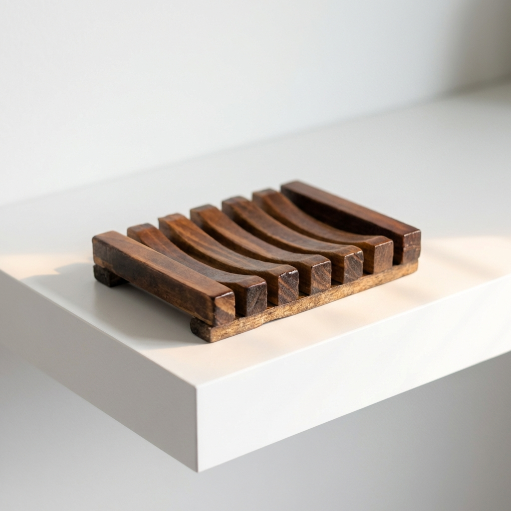 Wooden Soap Dish – Handmade Natural Wood