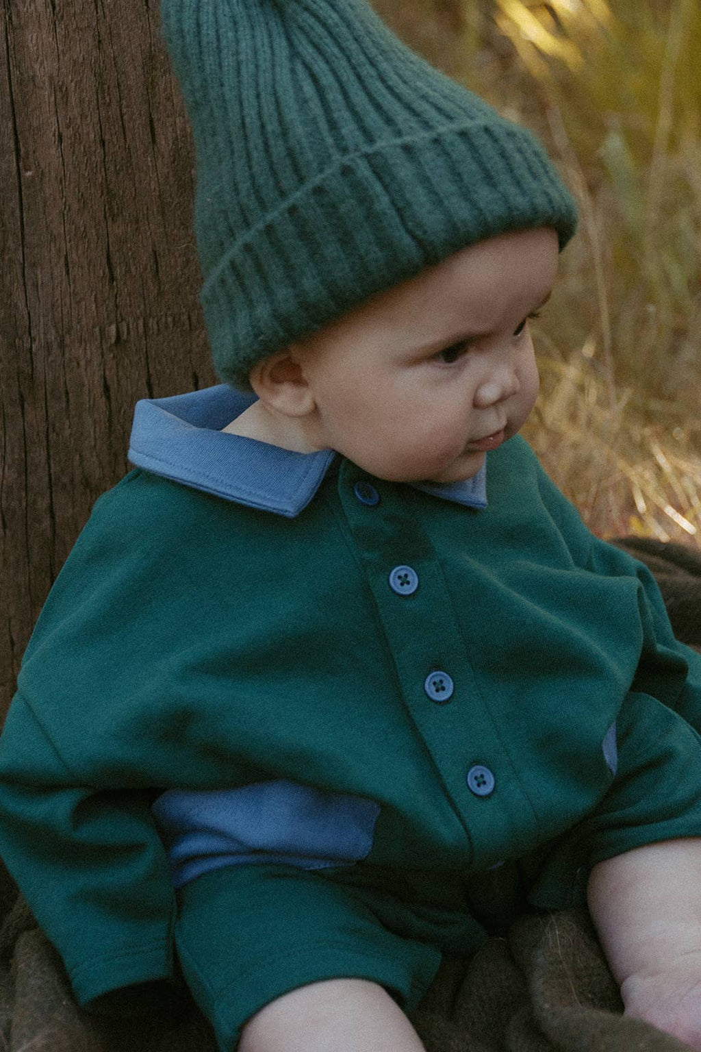 Scottie Romper in June Bug
