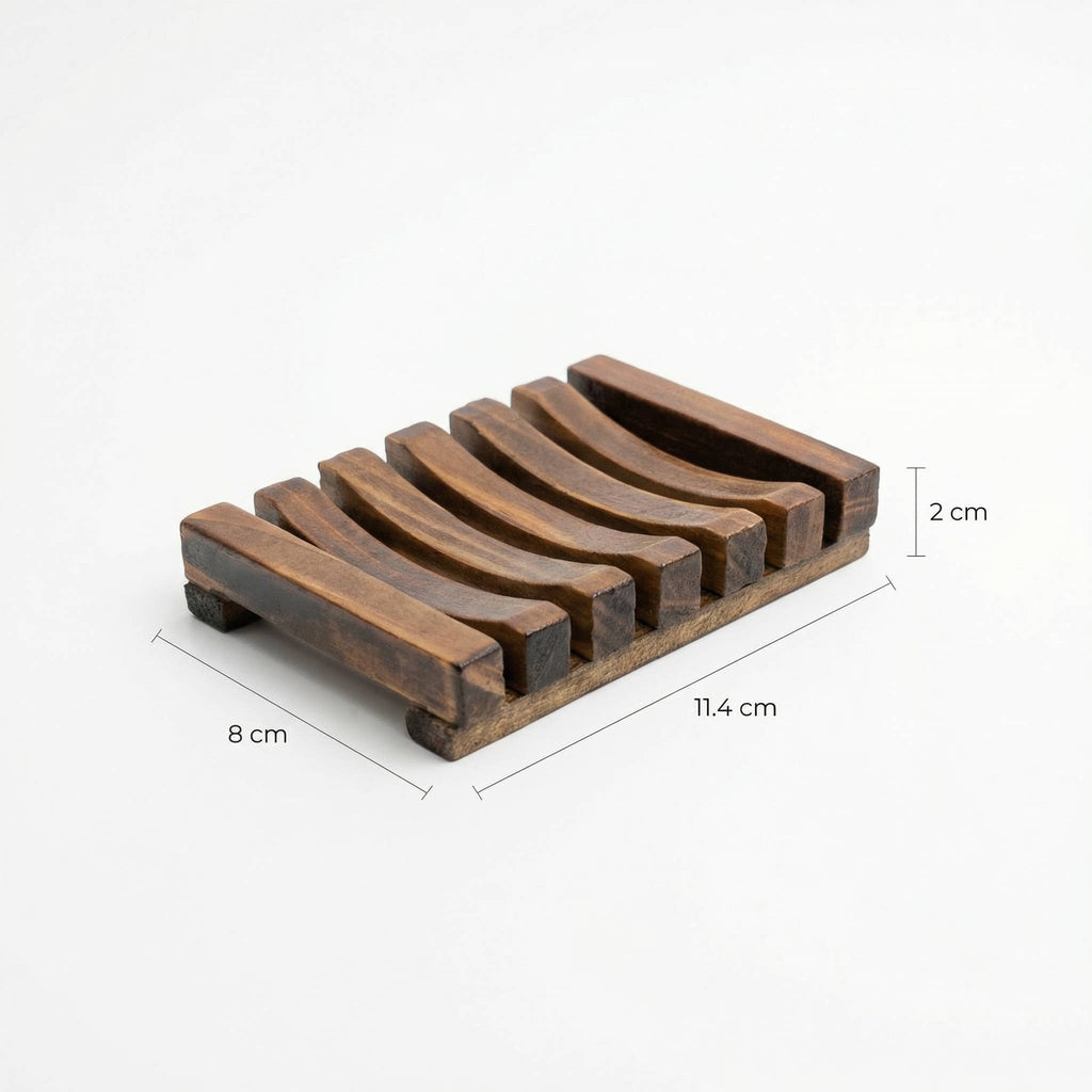 Wooden Soap Dish – Handmade Natural Wood