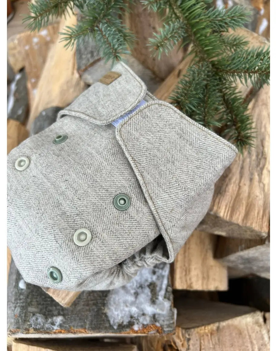"Nature Glow" Merino Wool Diaper Cover Mini One Size