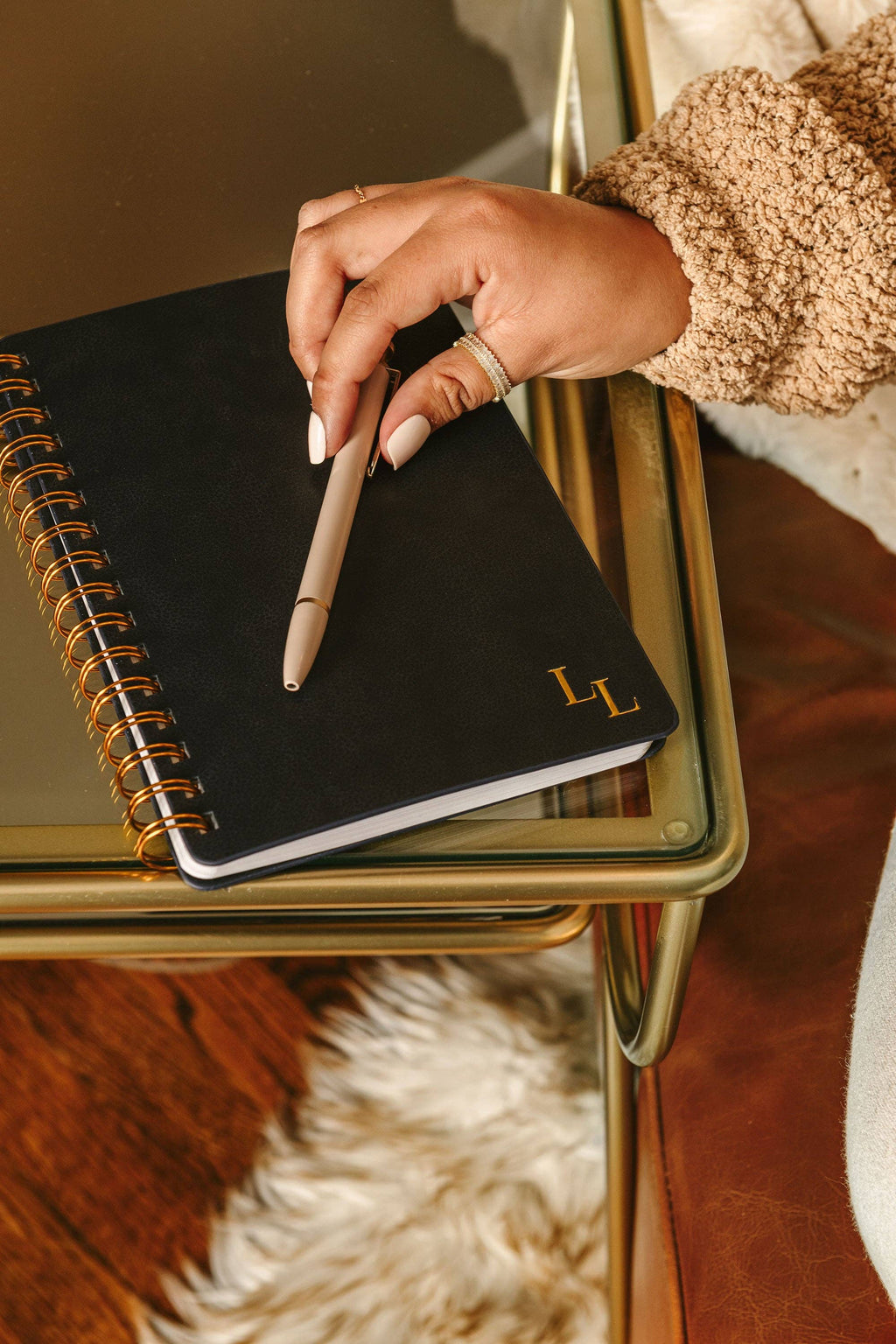 Postpartum Journal: Prompts for Mama, Daily Tracker for Baby