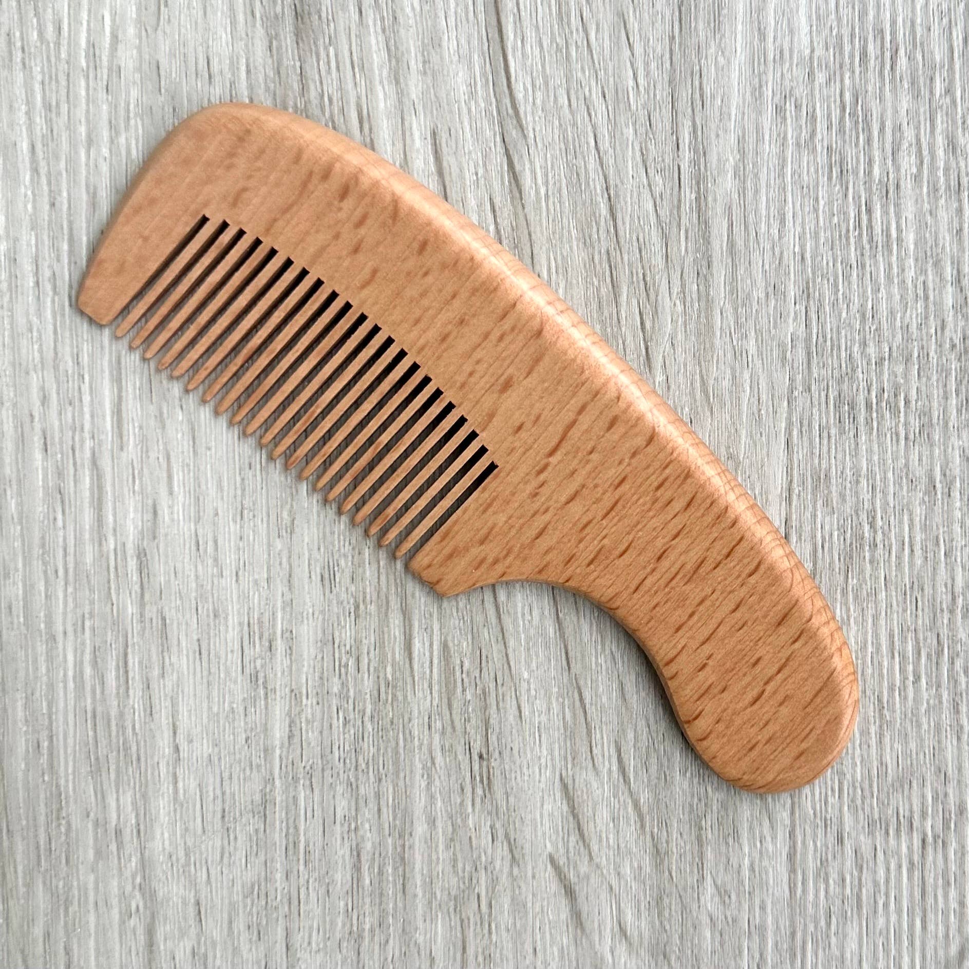 Baby Wooden Hair Comb – 100% Natural Beechwood