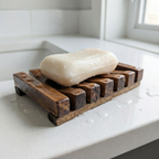 Wooden Soap Dish – Handmade Natural Wood