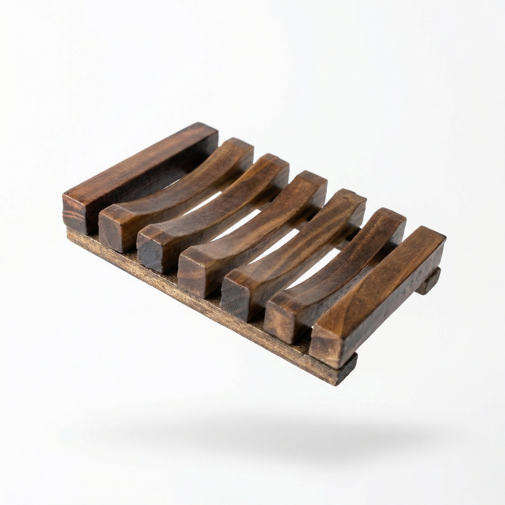 Wooden Soap Dish – Handmade Natural Wood