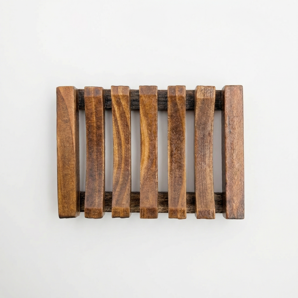 Wooden Soap Dish – Handmade Natural Wood