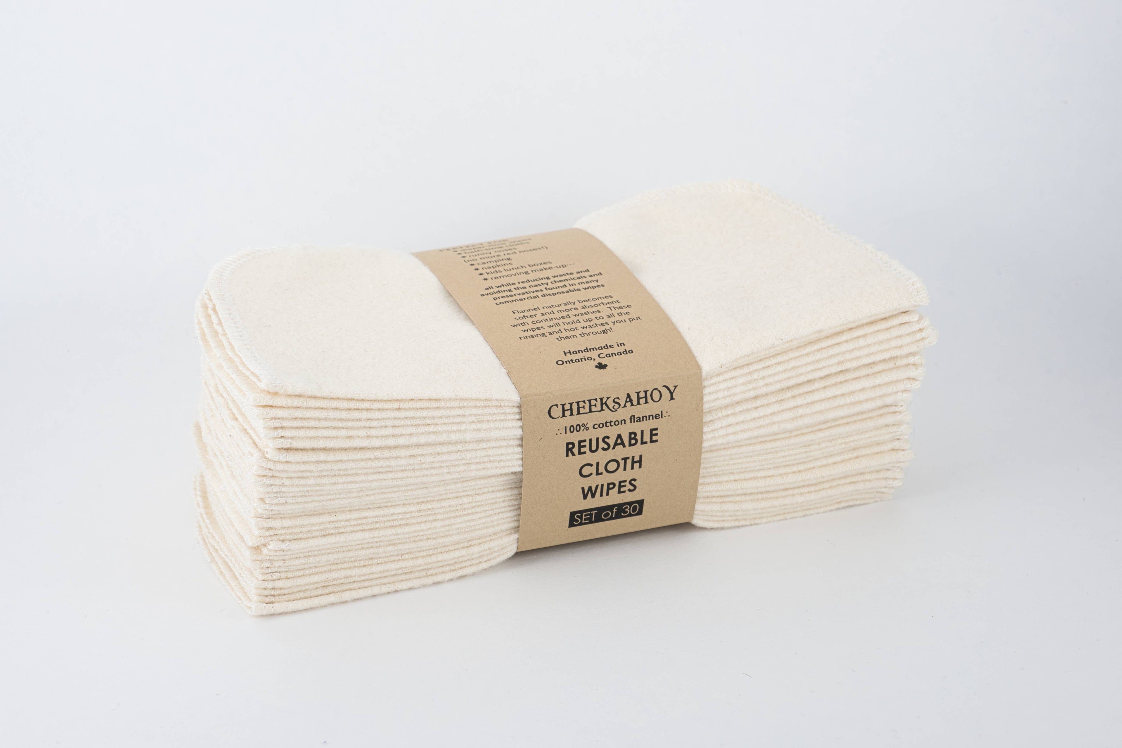 Cloth Wipes: Ivory / 30pk