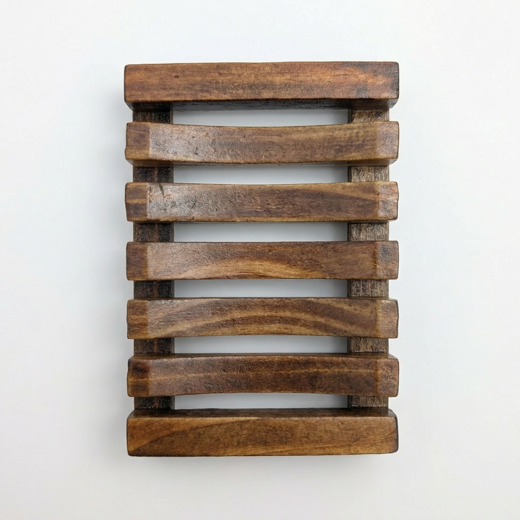 Wooden Soap Dish – Handmade Natural Wood