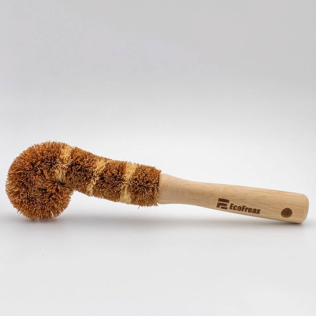 Wooden Bottle Brush Coconut Bristles