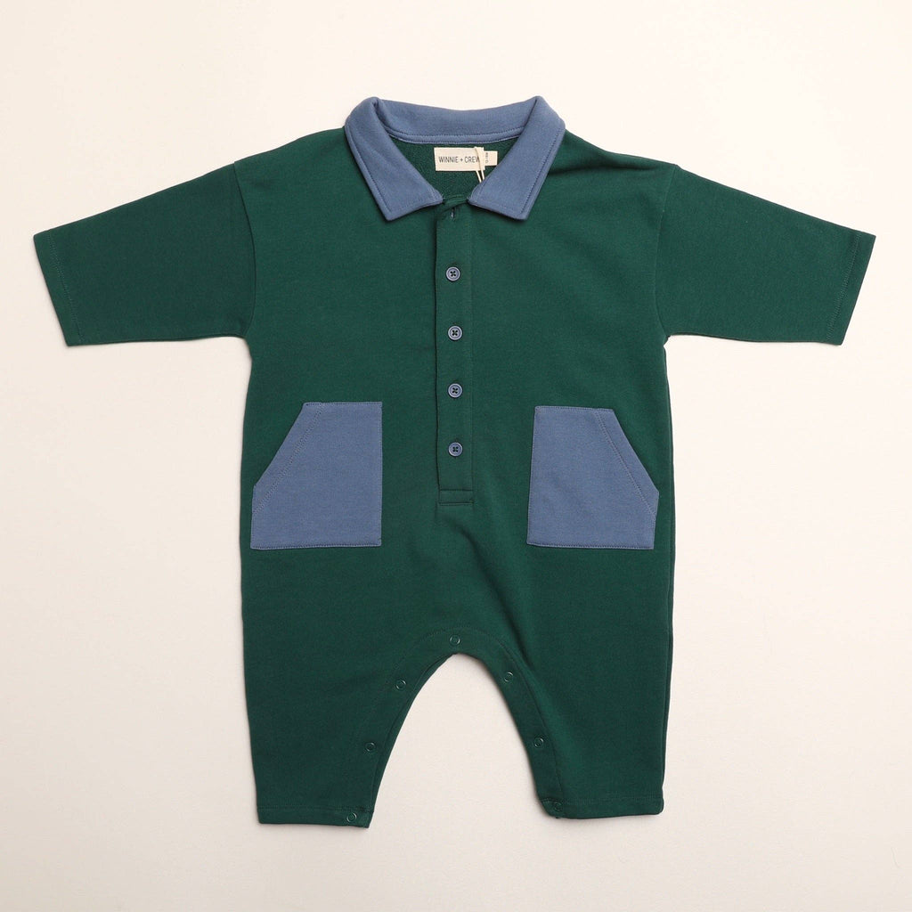 Scottie Romper in June Bug