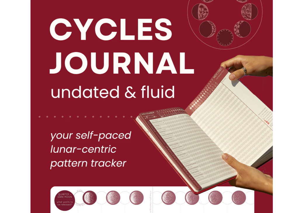 {PRE-ORDER} CYCLES JOURNAL® Your Lunar-centric Pattern Tracker + Planner (undated)